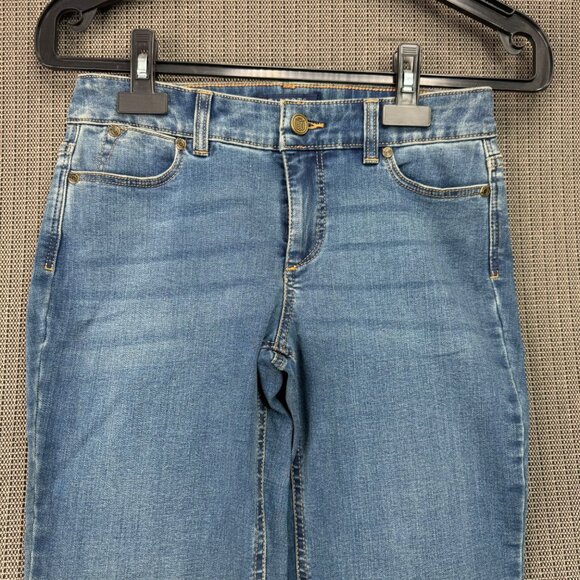 Talbots Womens Simply Flattering 5-Pocket Straight Leg Demin Jeans Size 2P - Picture 7 of 13